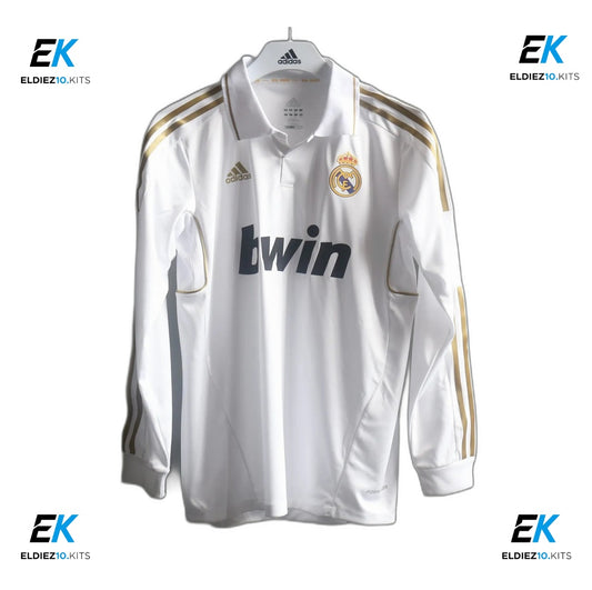 11-12 Real Madrid Home Long Sleeve Retro Player Version