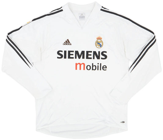 Real Madrid 05/06 Home Long Sleeve Ronaldo 9