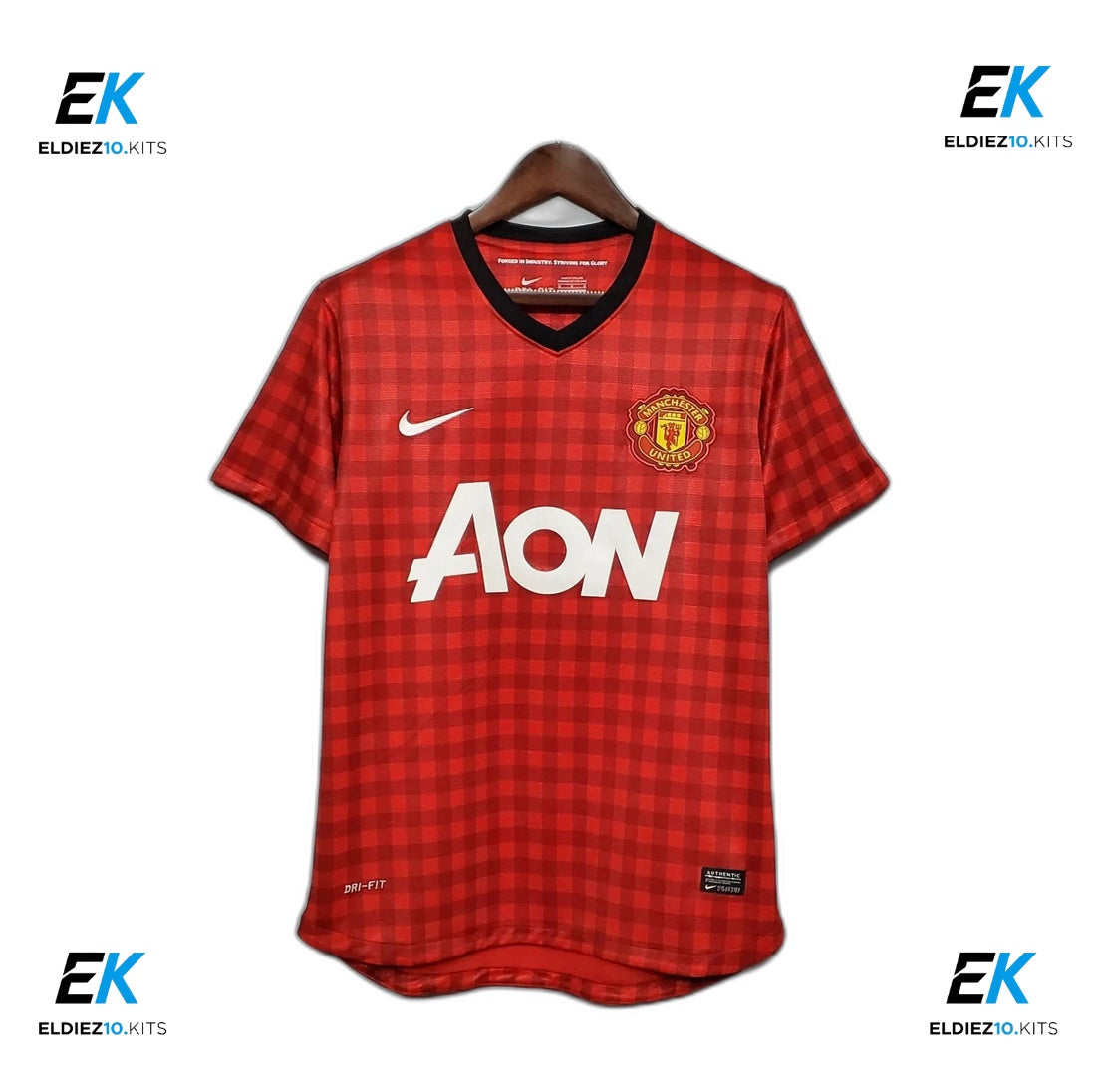 12-13 Manchester United Home Red Retro