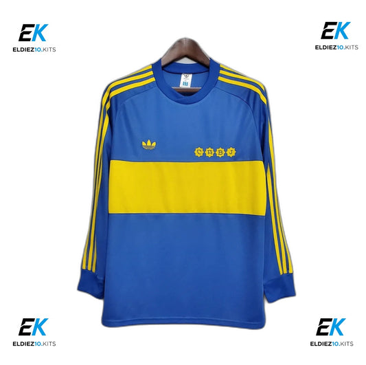 1981 Boca Juniors Home Long Sleeve Retro