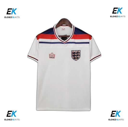1982 England Home White Retro