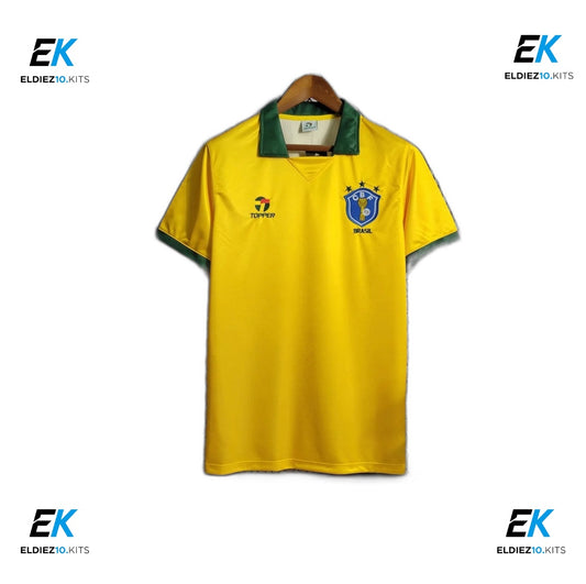 1988-1990 Brazil Home Retro