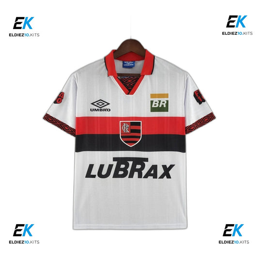 1995 Flamengo Away White Retro