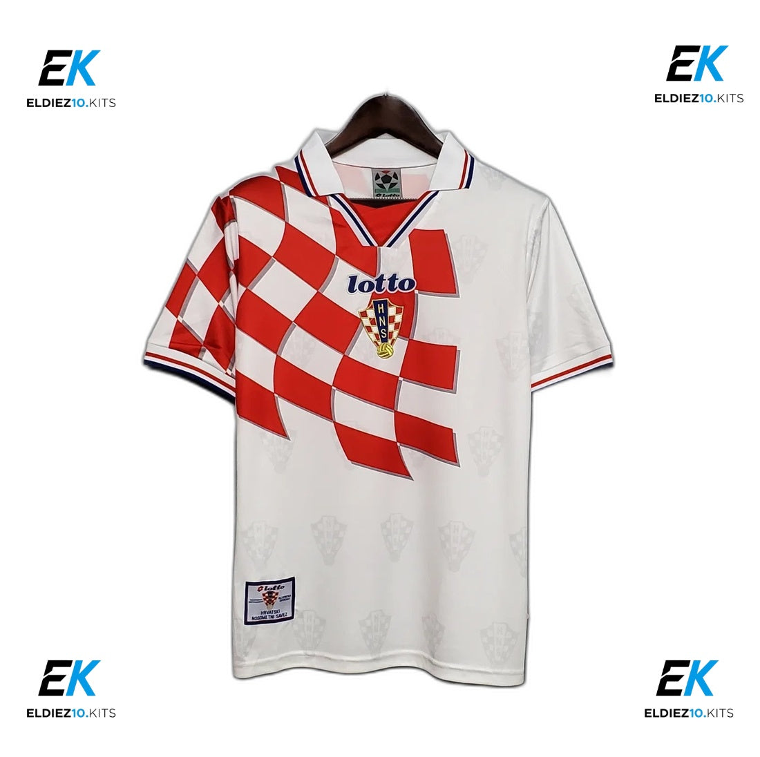 1998 Croatia Home White Retro