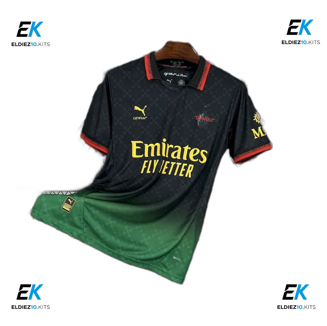 24-25 BLACK PUMA X AC MILAN X OFF-WHITE™ Fan Version