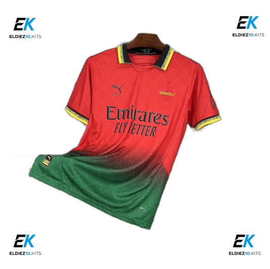 24-25 RED PUMA X AC MILAN X OFF-WHITE™ Fan Version