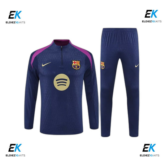 25-26 Barcelona Navy Blue Training Suit