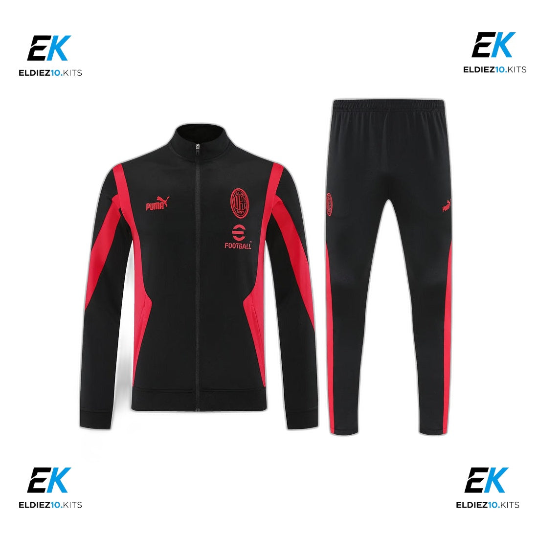 25-26 Milan Black Training Suit