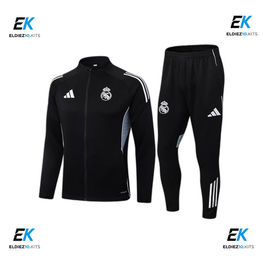 25-26 Real Madrid Black Training Suit