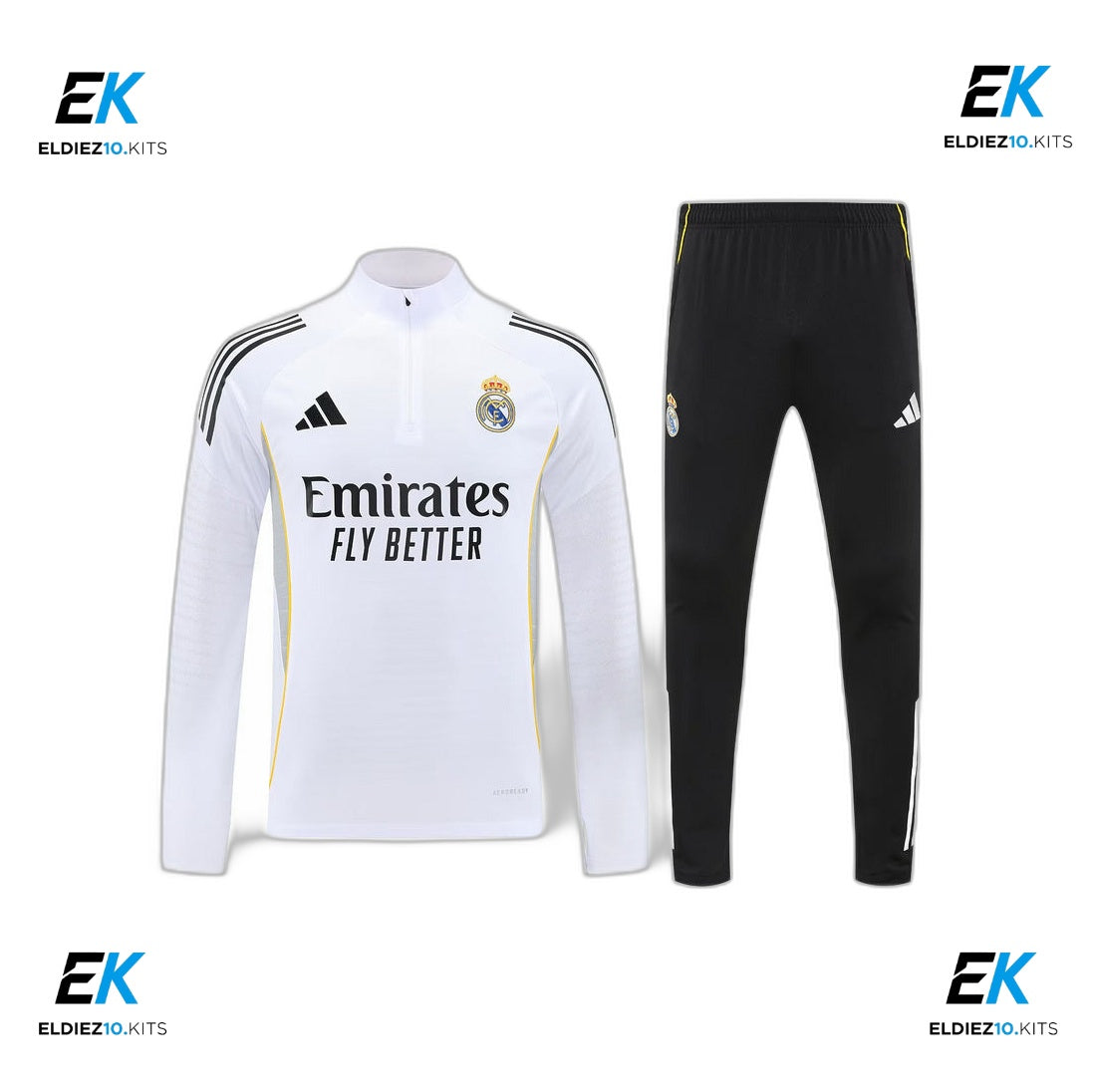25-26 Real Madrid White Training Suit