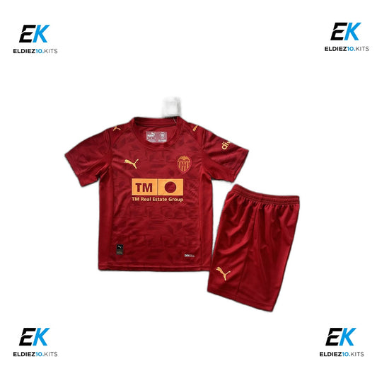 25-26 Valencia CF Away Kids Kit