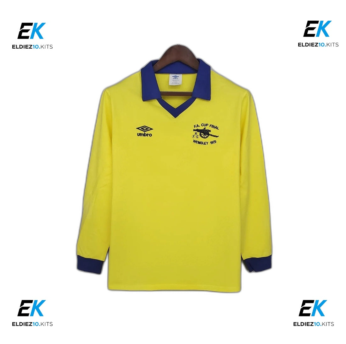 71-79 Arsenal Away Yellow Long Sleeve Retro