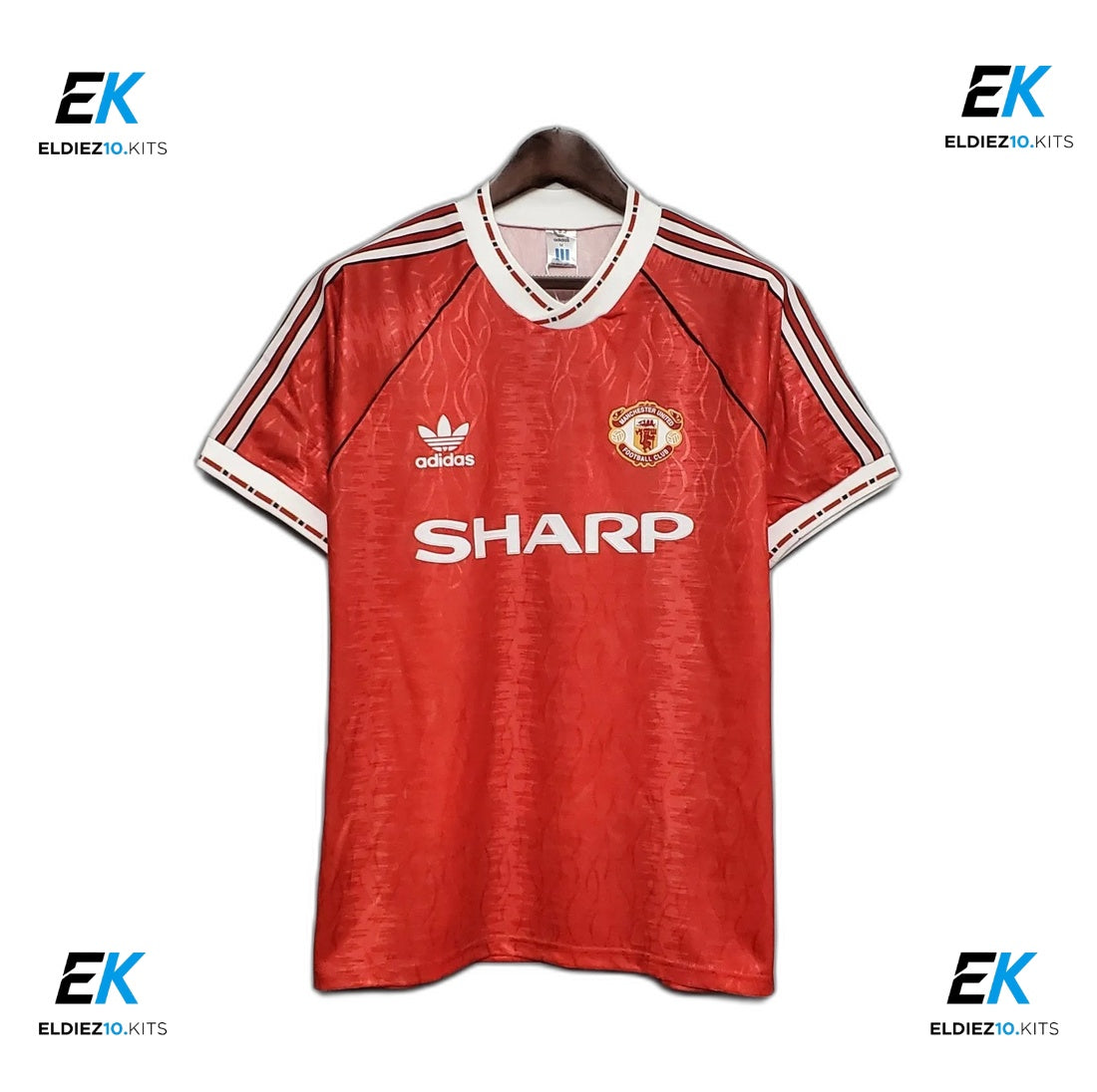 90-92 Manchester United Home Red Retro