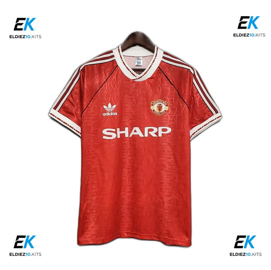 90-92 Manchester United Home Red Retro
