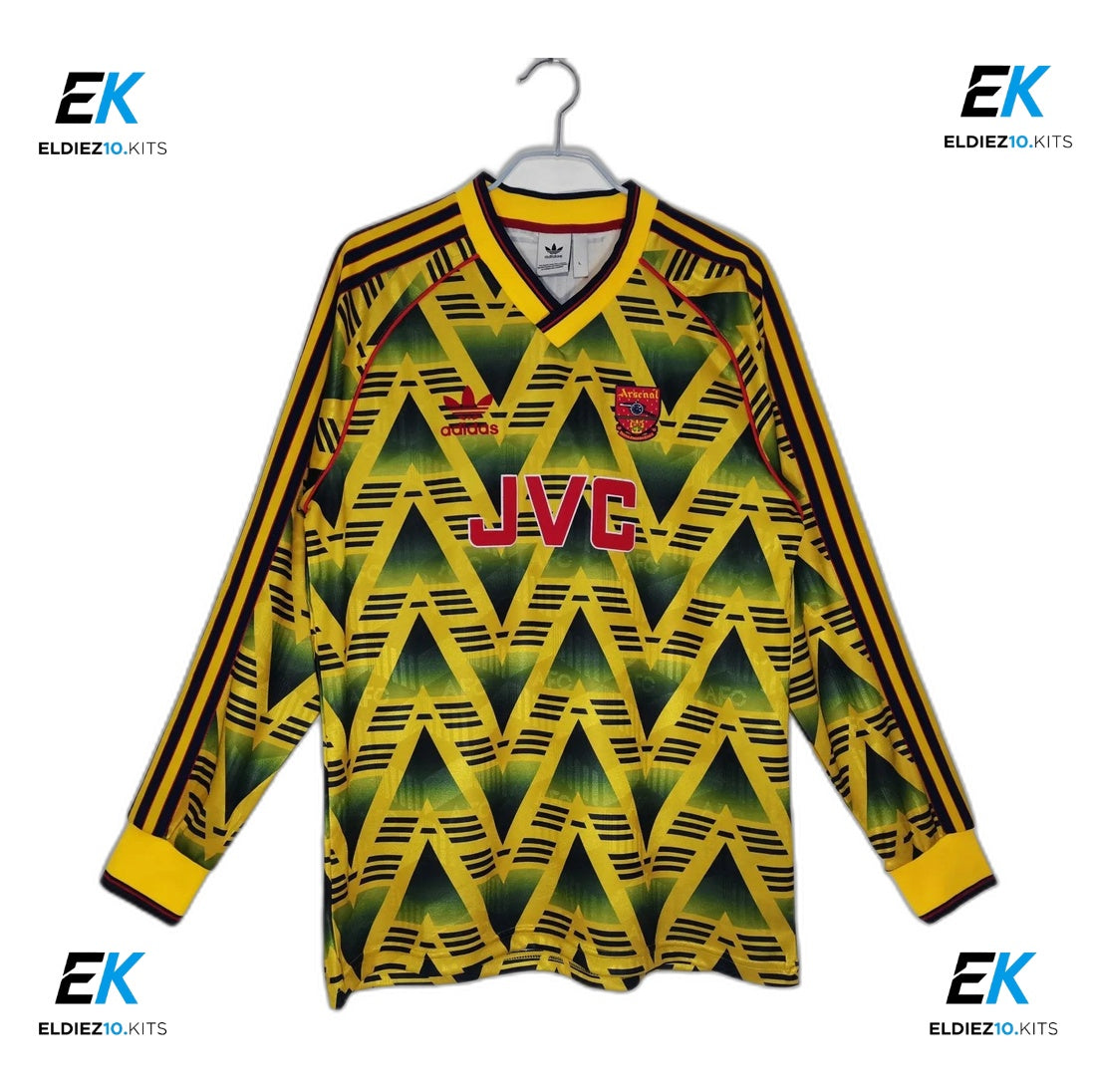 91-93 Arsenal Away Long Sleeve Retro