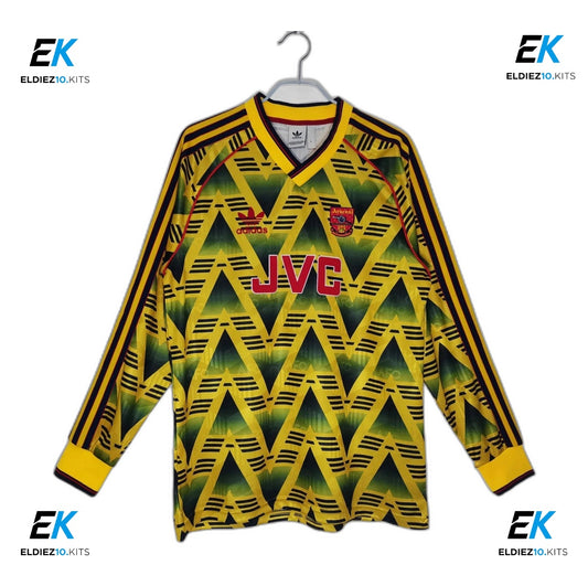 91-93 Arsenal Away Long Sleeve Retro