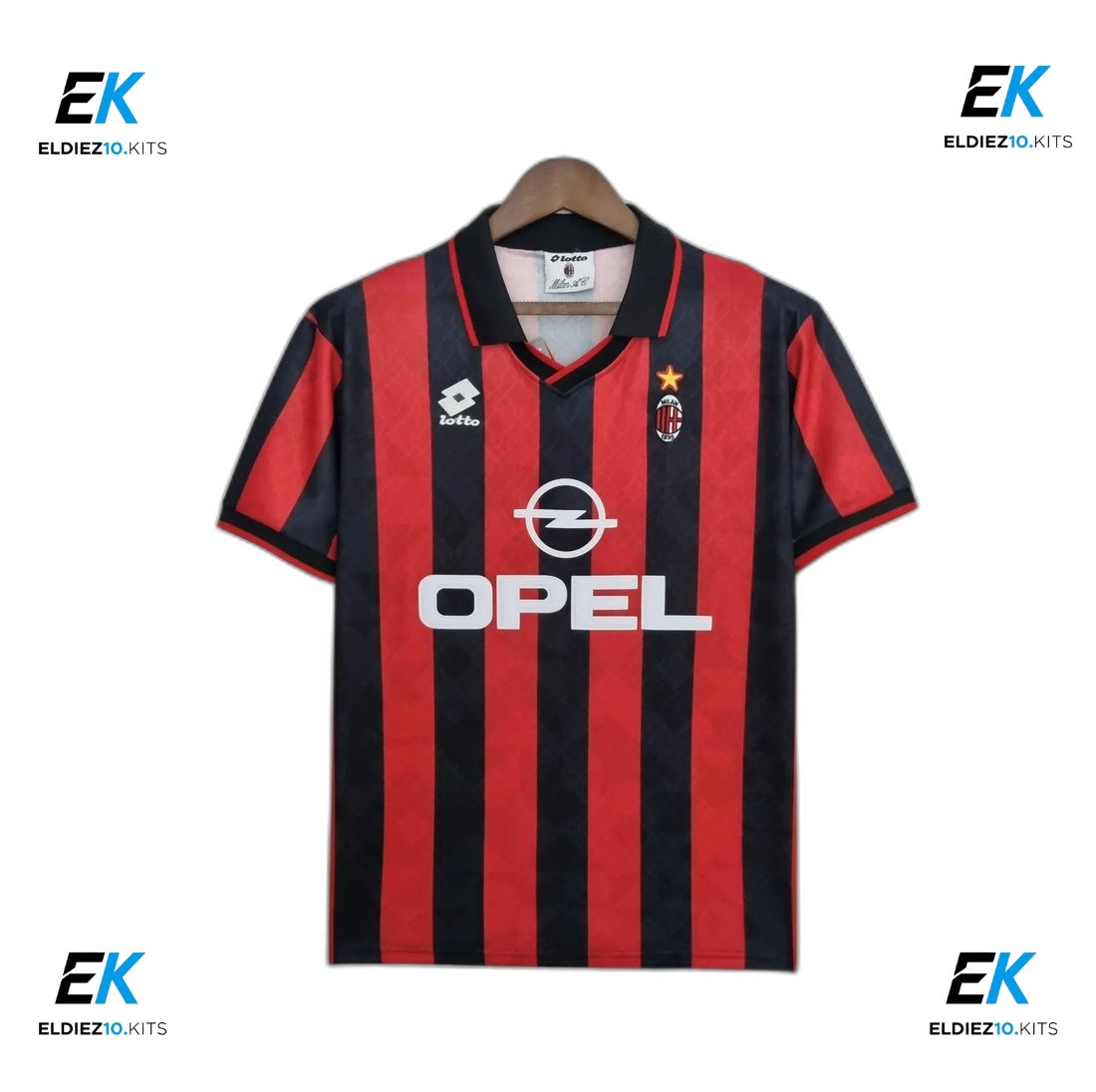 95-96 AC Milan Home Retro