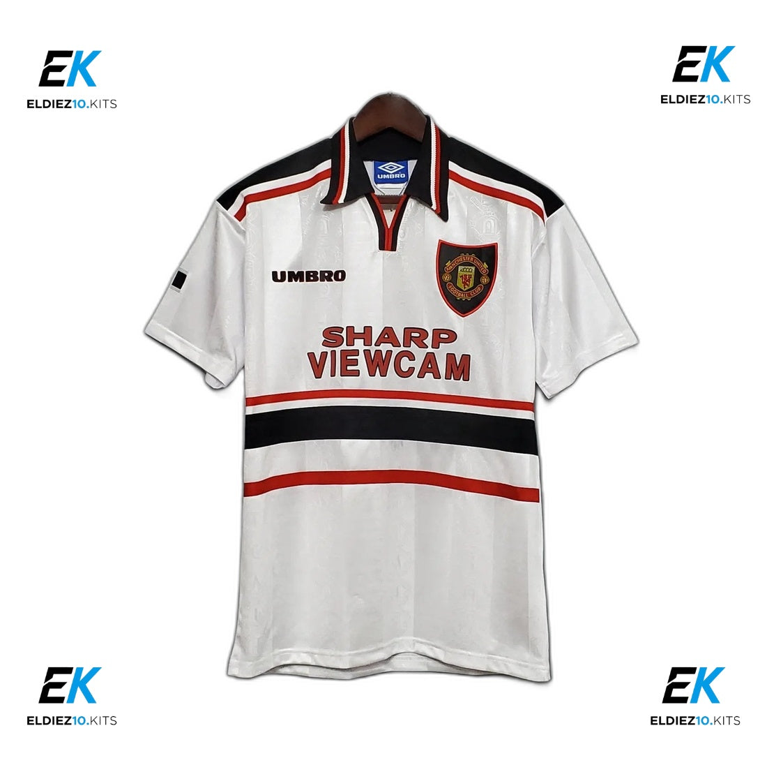 97-98 Manchester United White Retro