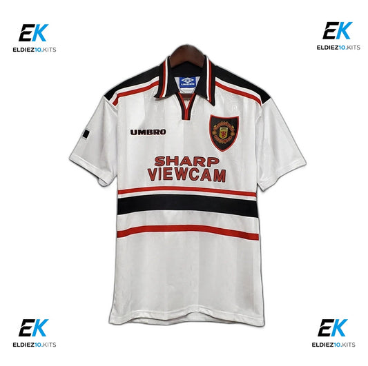 97-98 Manchester United White Retro