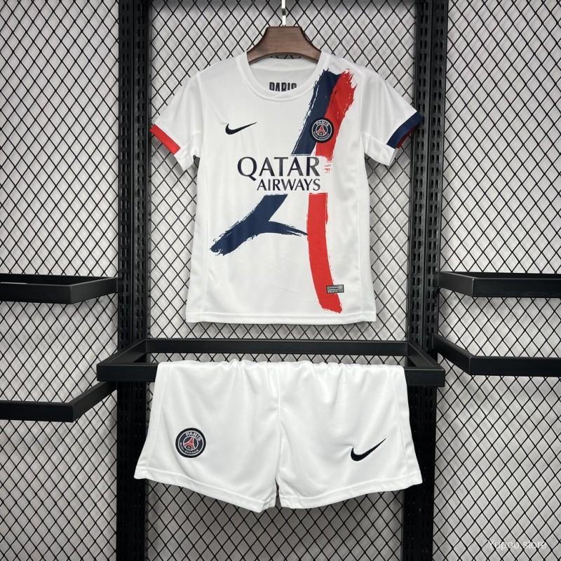 25-26 PSG Away Kids Kit