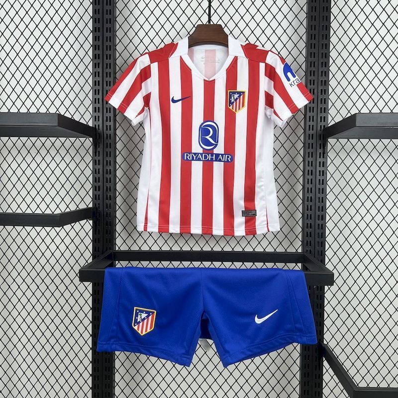 25-26 Atletico Madrid Home Kids Kit