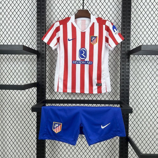 25-26 Atletico Madrid Home Kids Kit