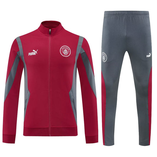 25-26 Manchester City Red Training Suit