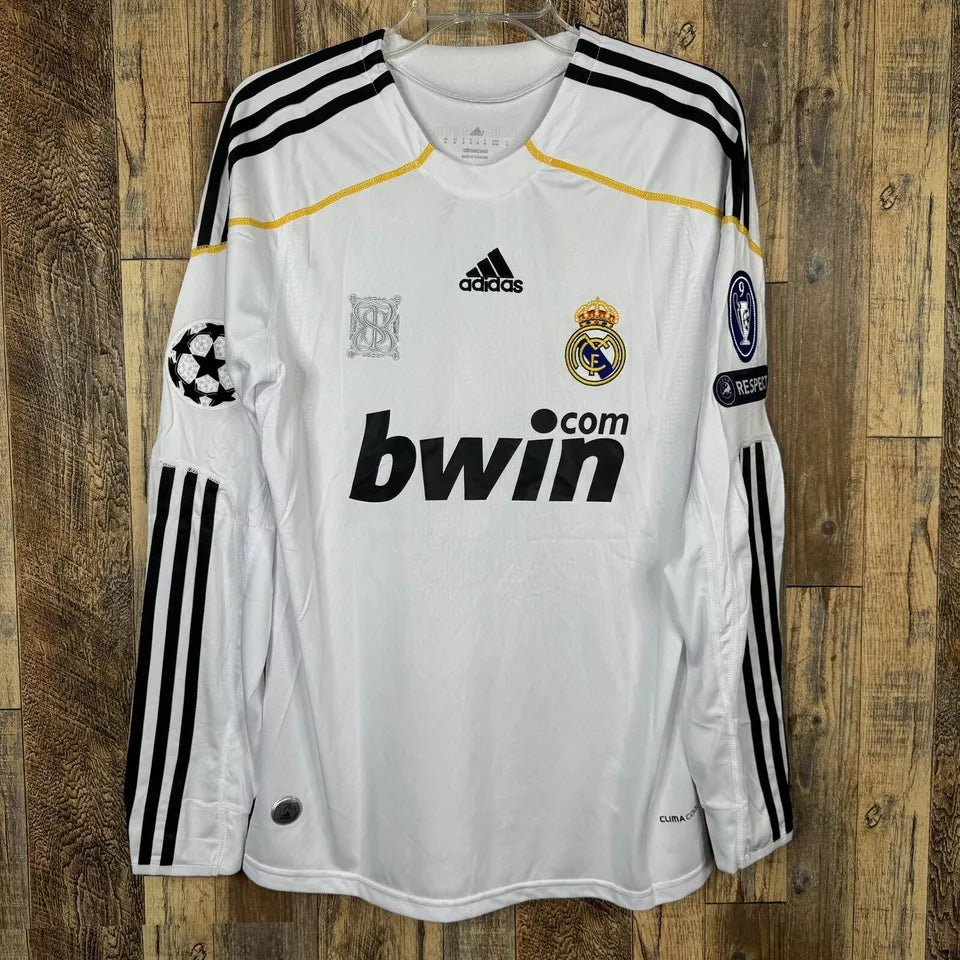 Real Madrid 09/10 Home Long Sleeve Ronaldo 9