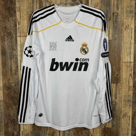 Real Madrid 09/10 Home Long Sleeve Ronaldo 9