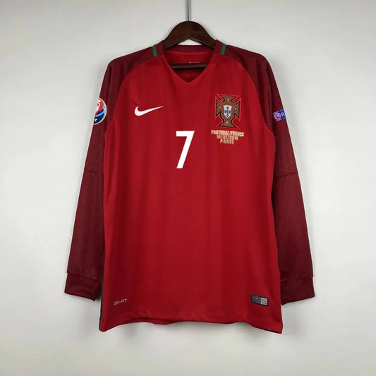 Portugal 2016 Long Sleeve Home Ronaldo 7