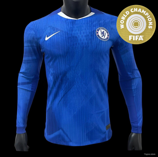 25-26 Chelsea Home Long Sleeve Player Version