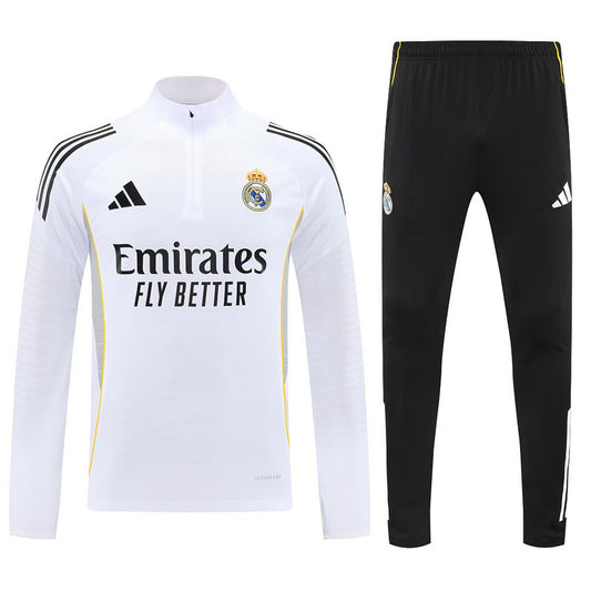 25-26 Real Madrid White Training Suit