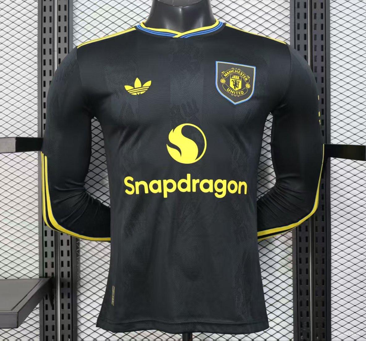 25-26 Manchester United Third Long Sleeve Player Version
