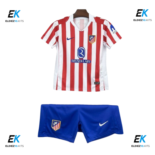 25-26 Atletico Madrid Home Kids Kit