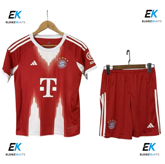 25-26 Bayern Munich Home Kids Kit