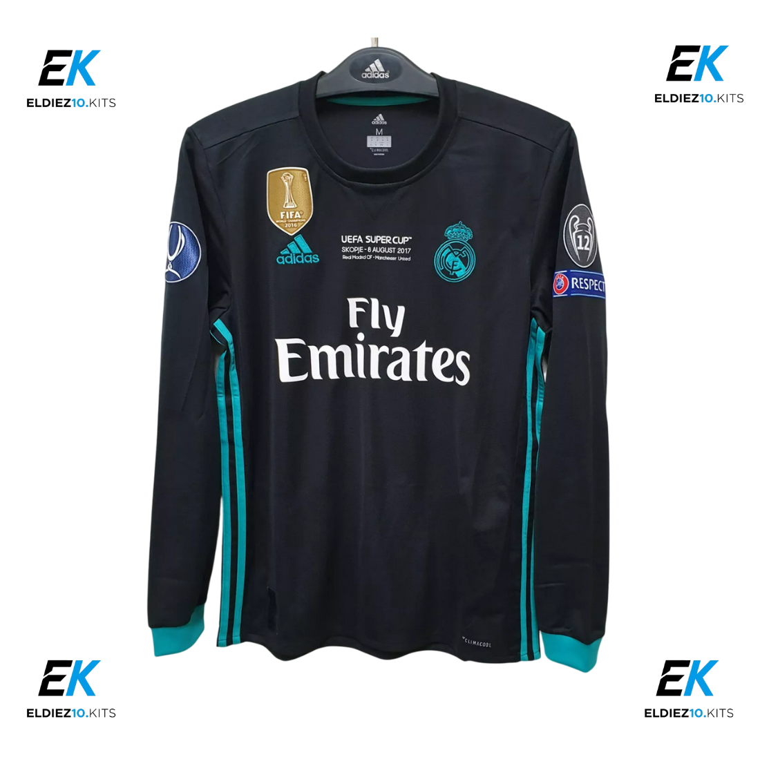 Real Madrid 17/18 Long Sleeve Away Ronaldo 7