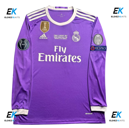 Real Madrid 16/17 Long Sleeve Away Ronaldo 7
