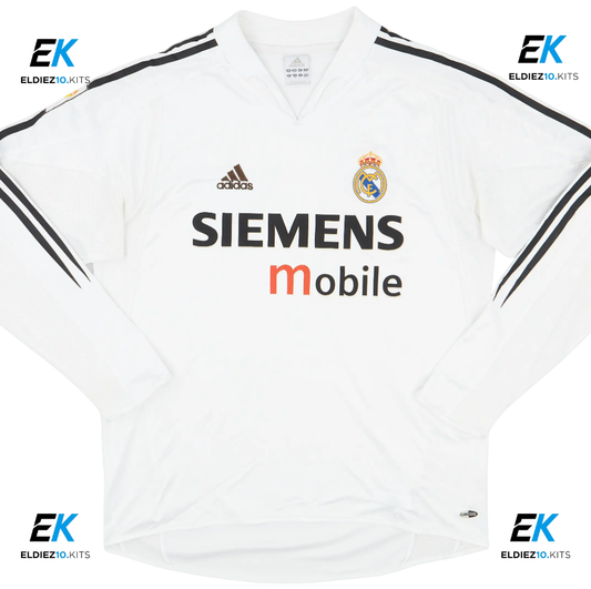 Real Madrid 05/06 Home Long Sleeve Ronaldo 9