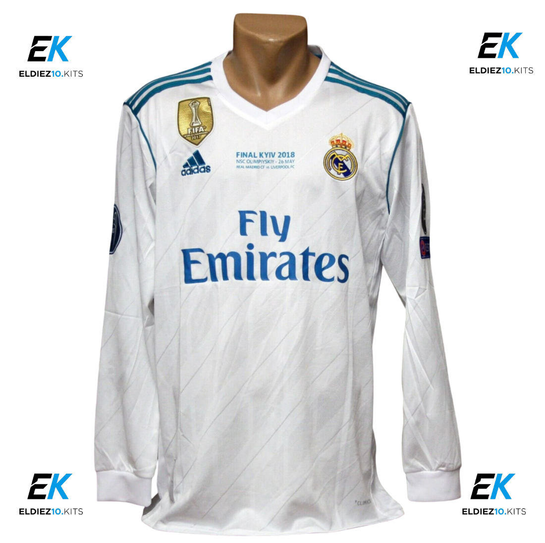 Real Madrid Final Champions League Version 2018 Long Sleeve