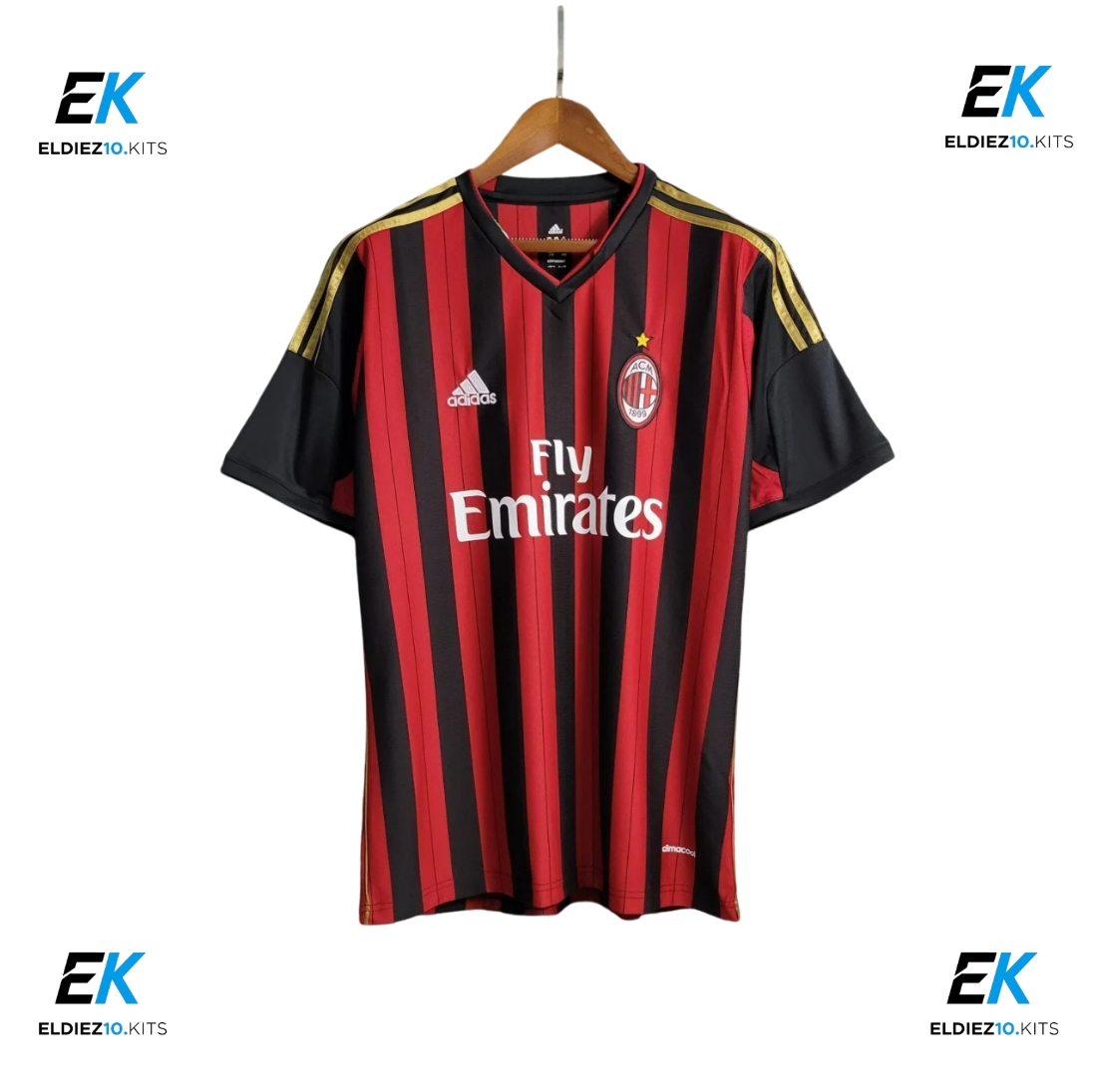 13-14 AC Milan Home Retro Fan Version