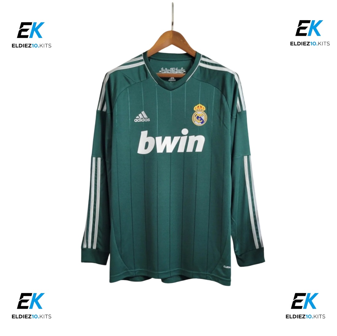 12-13 Real Madrid Third Long Sleeve Retro