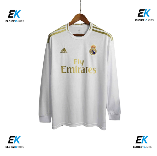 19-20 Real Madrid Home Long Sleeve