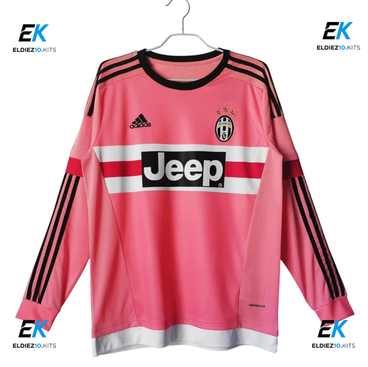 15-16 Juventus Away Long Sleeve Retro