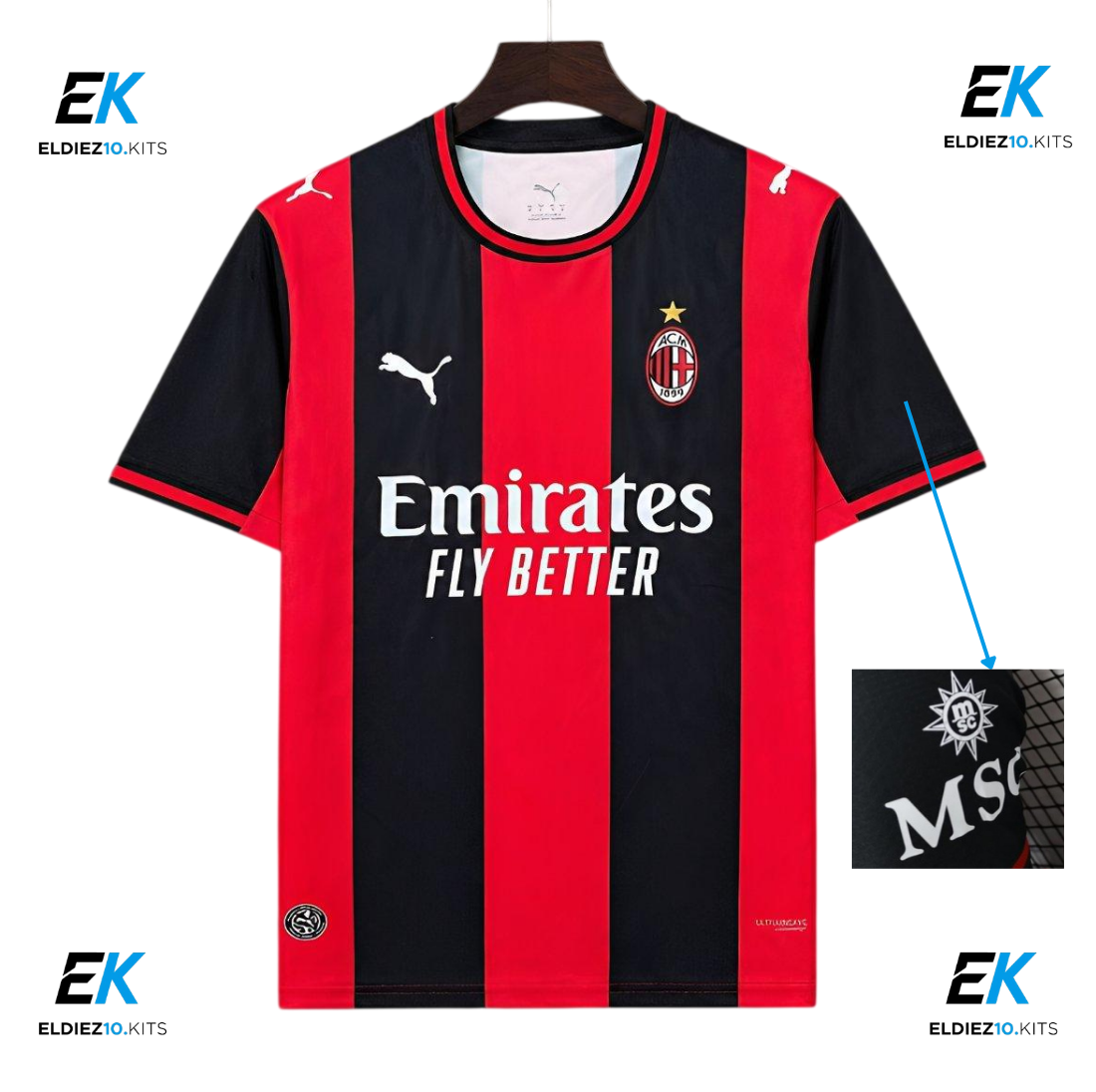 26-27 AC Milan Home Fan Version