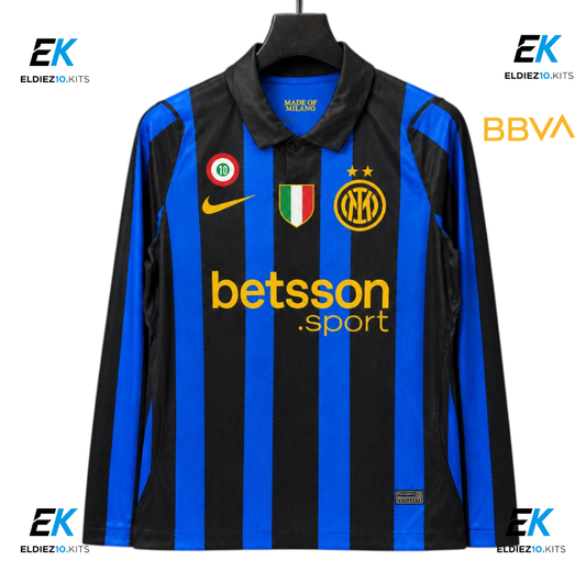 26-27 Inter Milan Home Long Sleeve Fan Version