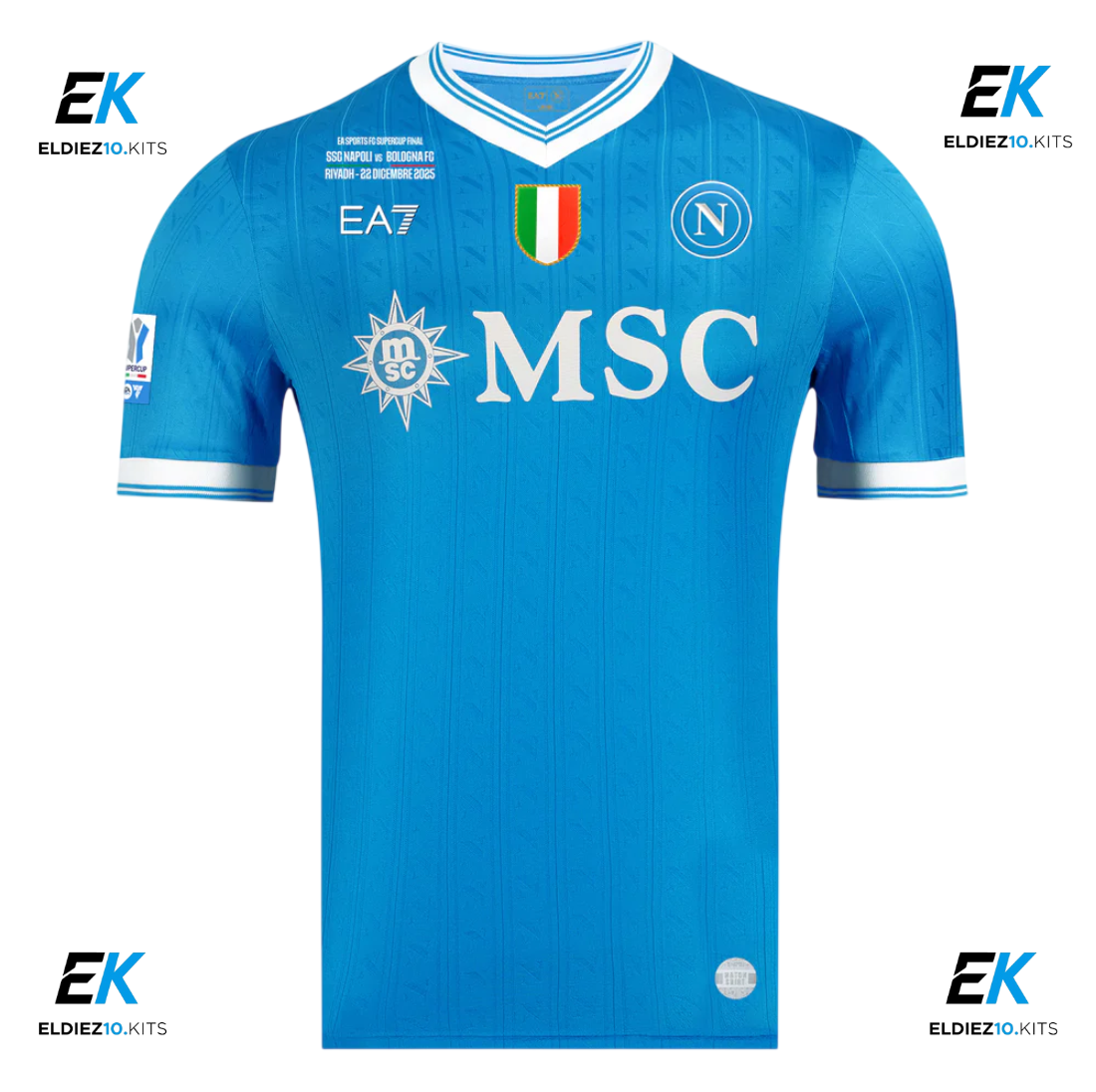 2025 Napoli Home Super Cup Final Player Version