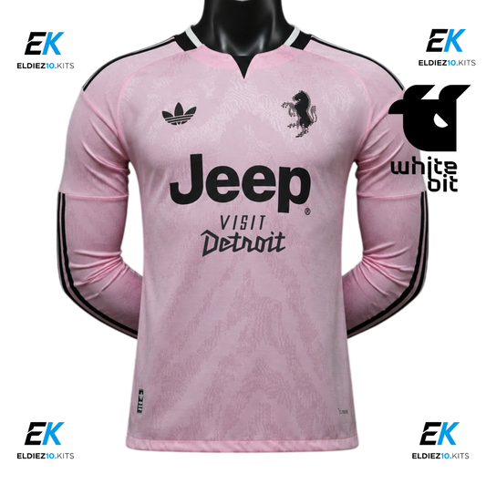 26-27 Juventus Away Long Sleeve Player Version