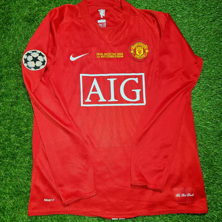 Manchester United Final Champions League 2008 Long Sleeve Ronaldo 7
