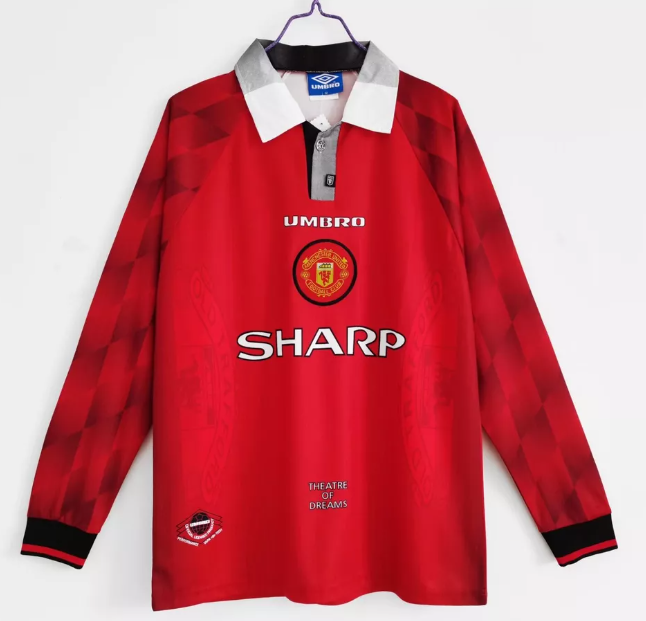 Manchester United 96/97 Home Long Sleeve Beckham 10