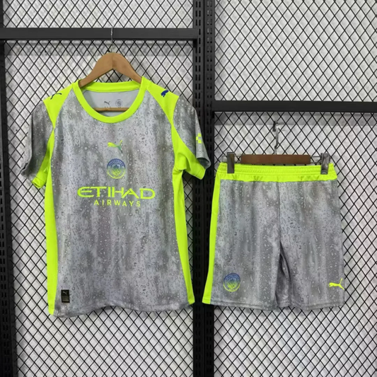 25-26 Manchester City Third Kids Kit